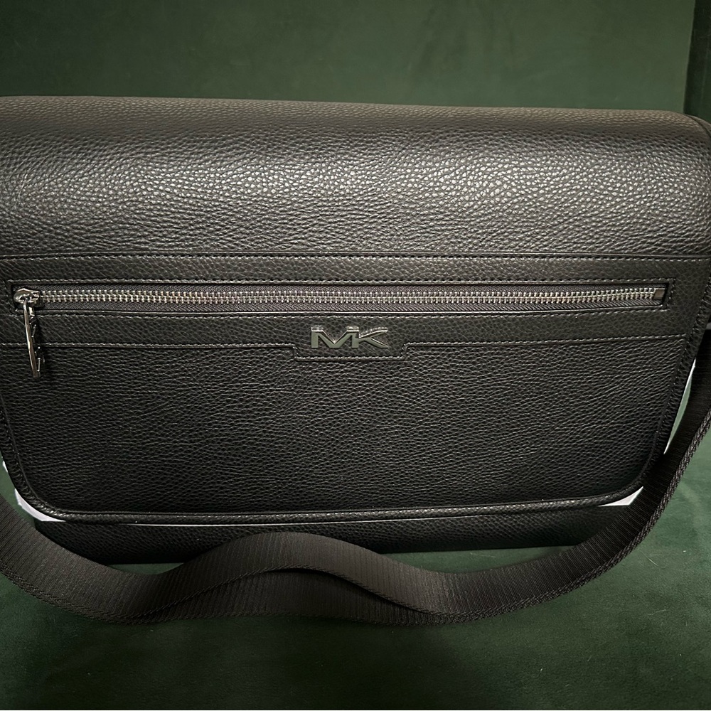 NWT Michael Kors Black Messenger Bag